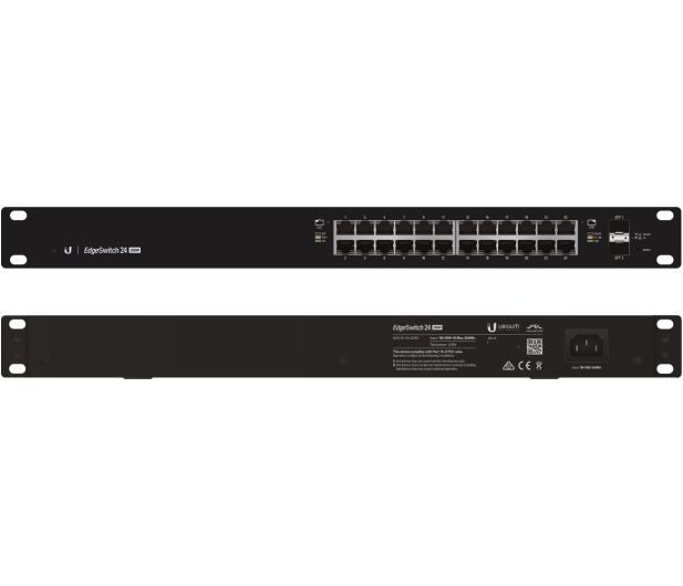 UBIQUITI Switch L2/L3 24x1GbE 2xSFP PoE 250W ES-24-250W - 206529 - zdjęcie
